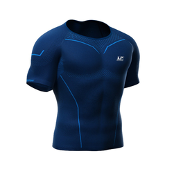 Men Air Compression Short Sleeves Top