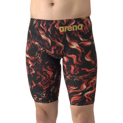 [arena INDOMITUS] Aquaforce Storm MF Men Racing Swimsuit -AS5FRCS3M-BKRD
