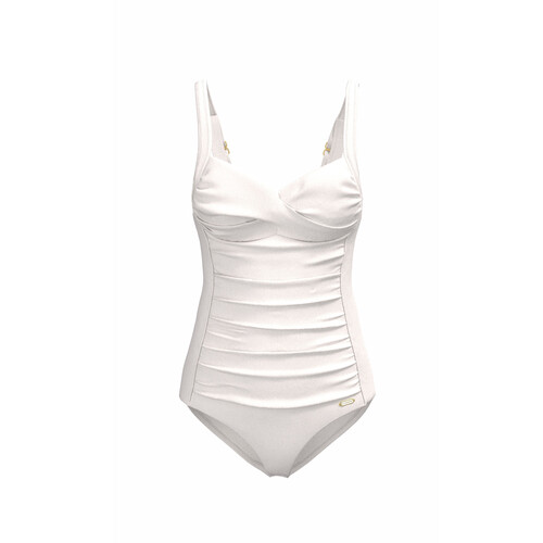 Sunseeker Core Solid Plus Cup Twist Front One piece-1230087-WHT