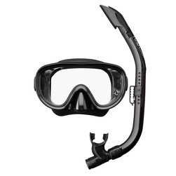 TUSA Adult Mask/Snorkel Combo -UC0110-BKBK